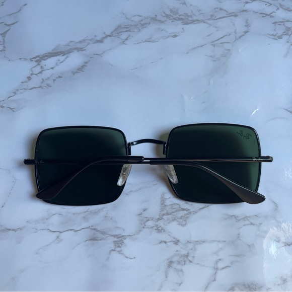 Ray-Ban Black Square 1971 Sunglasses Metal Sunnies - Picture 6 of 6